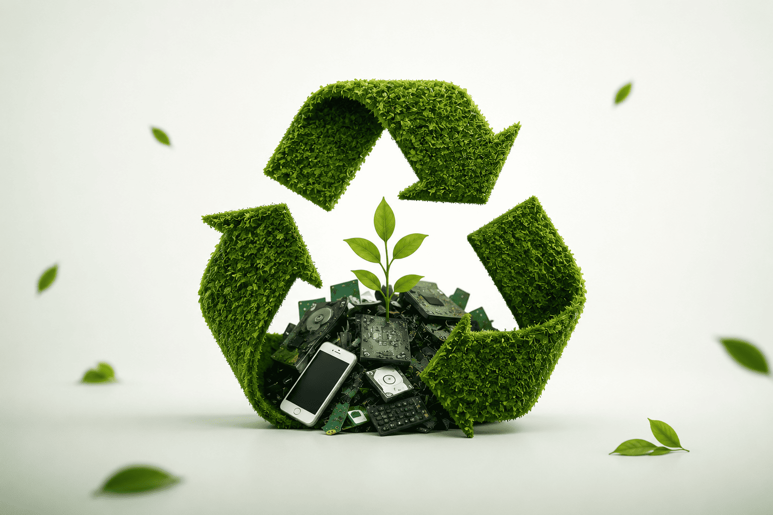 Automated recycling facility